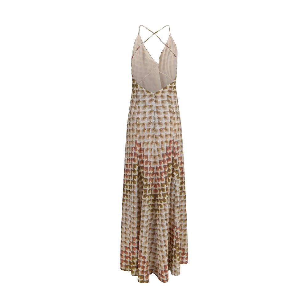 Robe longue Missoni multicolore en viscose