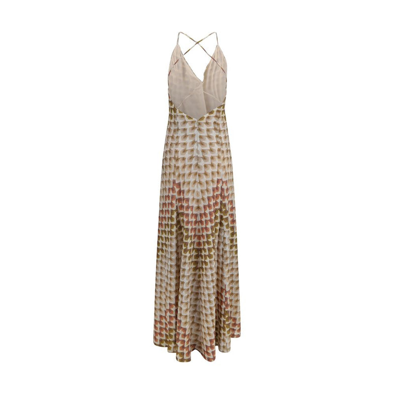 Robe longue Missoni multicolore en viscose