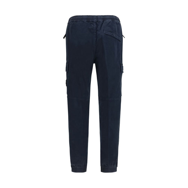 Pantalon cargo Stone Island bleu en coton