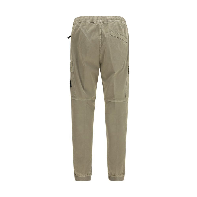 Pantalon cargo Stone Island en coton bicolore
