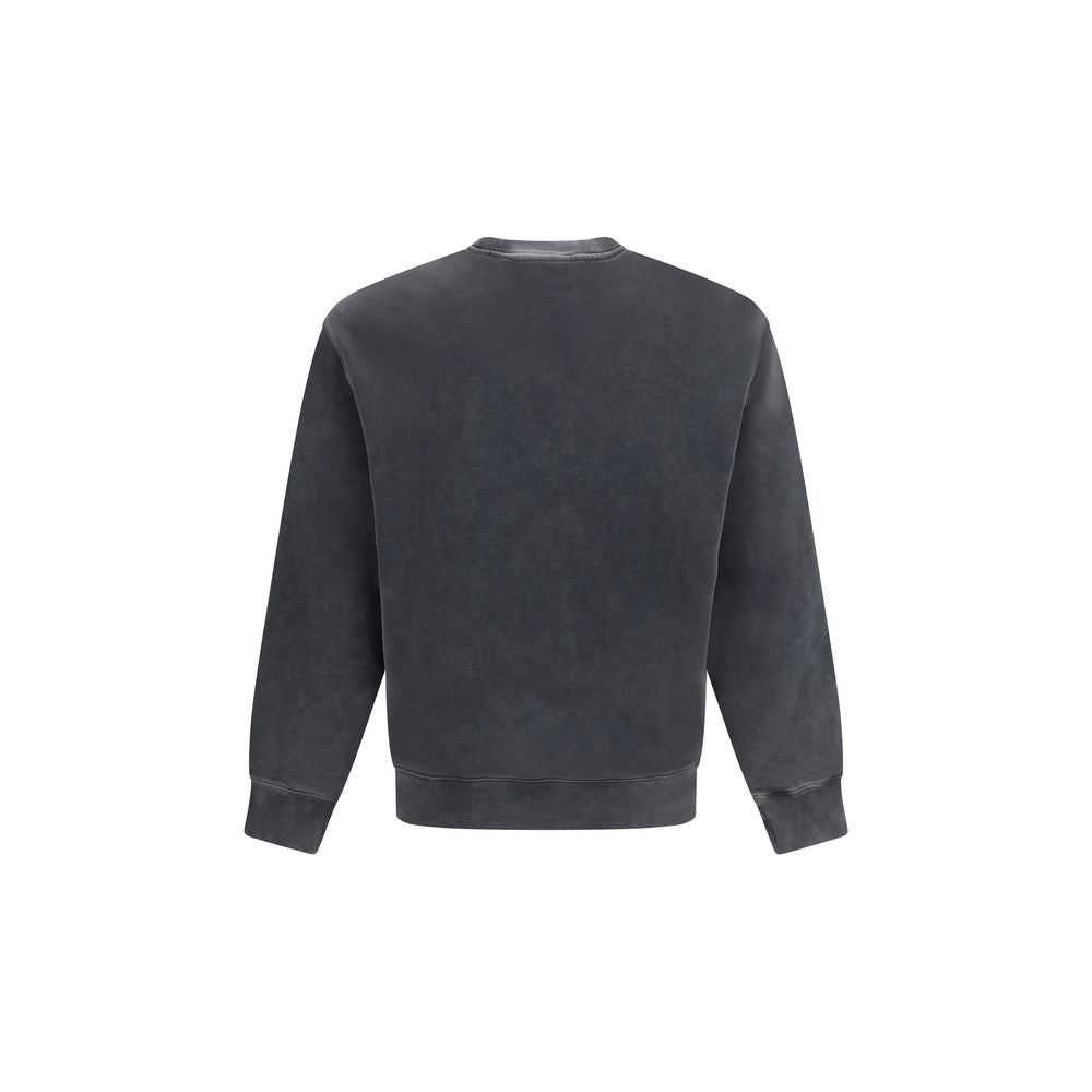 Sweat-shirt gris en coton Maison Kitsuné