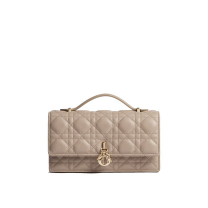 Dior Beige Leather Clutch Bag
