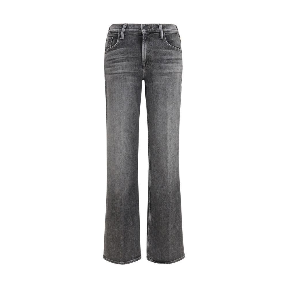 Mother Denim Jean Bootcut en Coton Gris