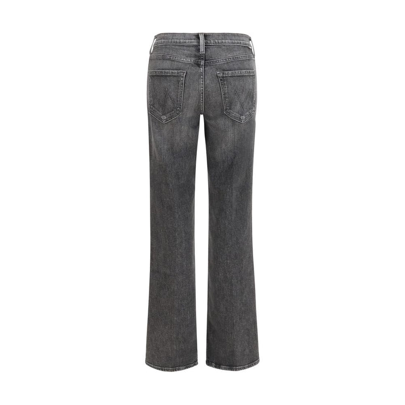 Mother Denim Jean Bootcut en Coton Gris