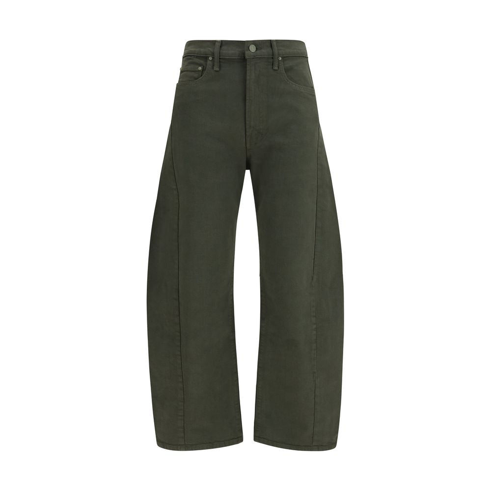 Jean décontracté bicolore en coton Mother Denim