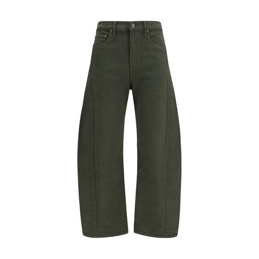 Jean décontracté bicolore en coton Mother Denim