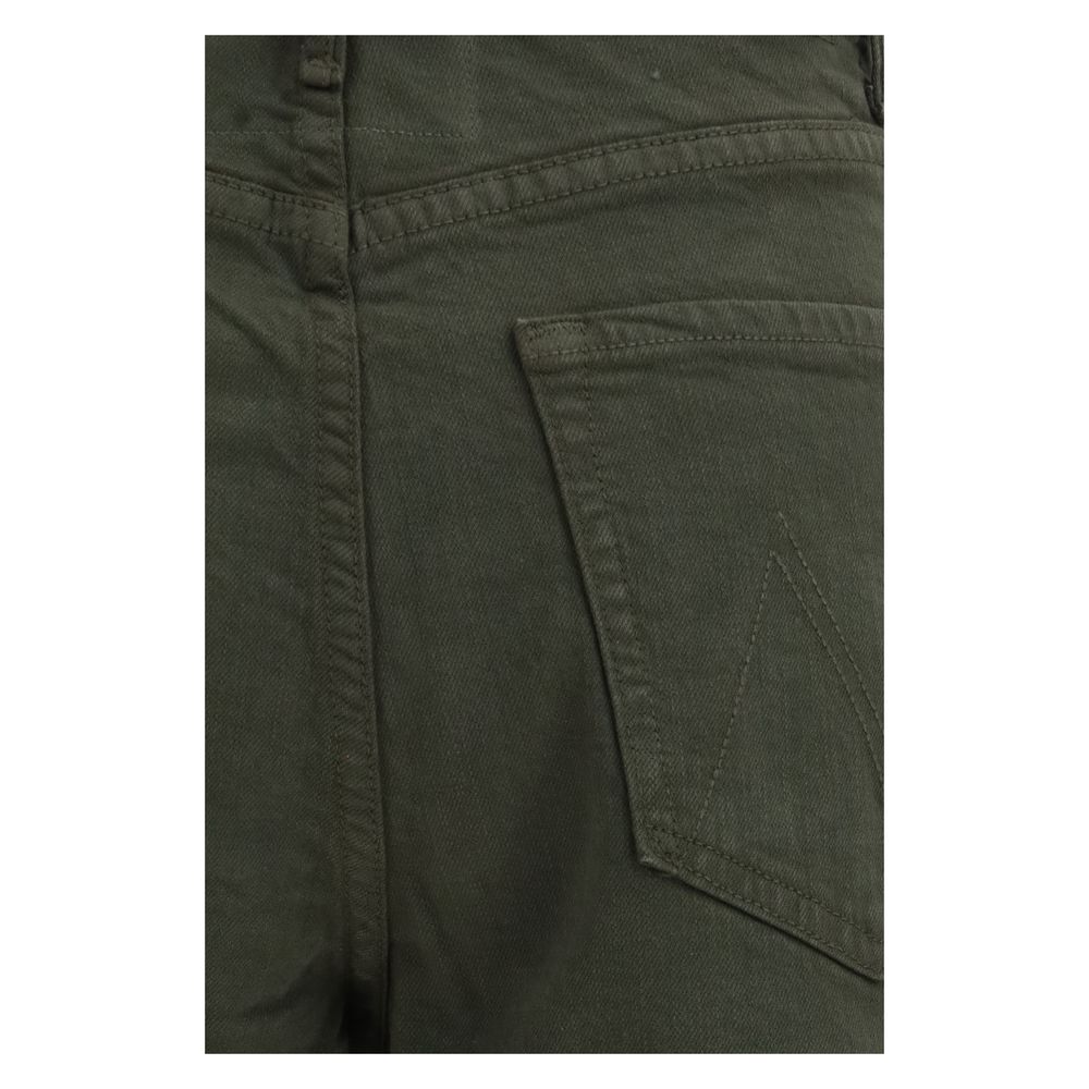 Jean décontracté bicolore en coton Mother Denim