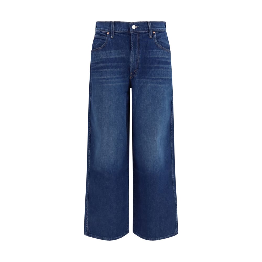 Jean en denim de coton bleu Mother Denim