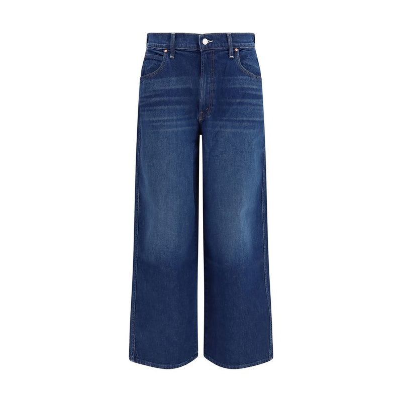 Jean en denim de coton bleu Mother Denim