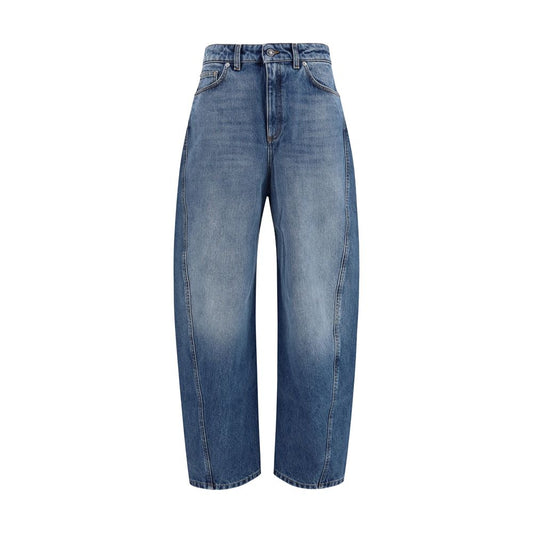 Jean Givenchy en coton bleu à coupe décontractée