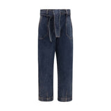 Giorgio Armani Jean en denim de coton bleu