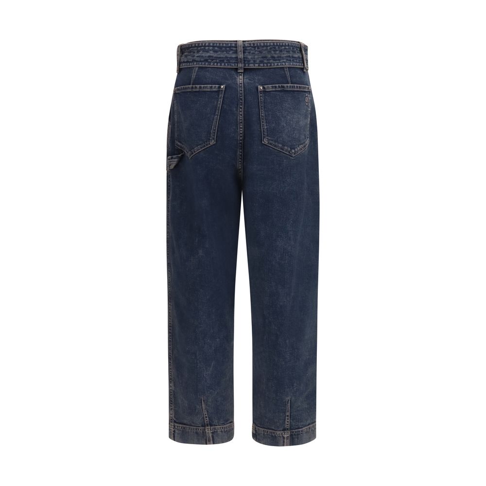 Giorgio Armani Jean en denim de coton bleu