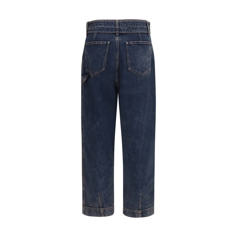 Giorgio Armani Jean en denim de coton bleu