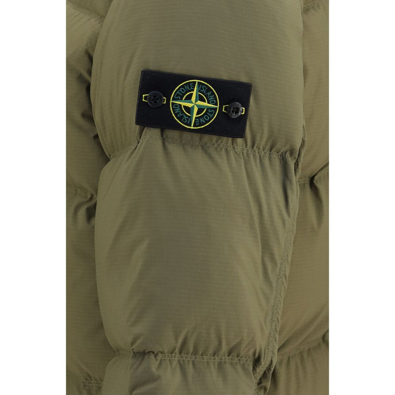 Veste Stone Island bicolore en polyamide intégrale