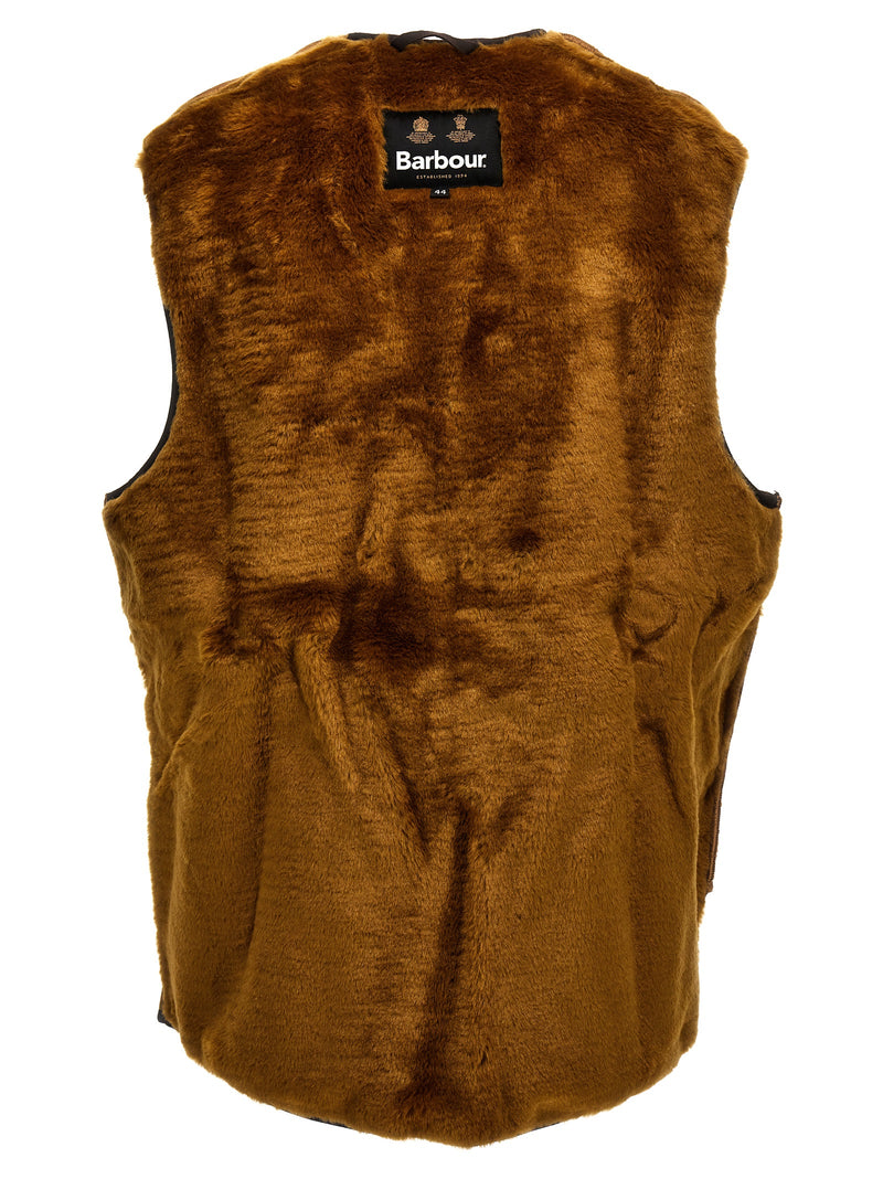 Veste sans manches en polyester marron Barbour