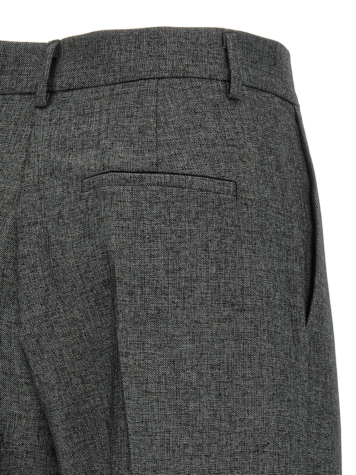 Le pantalon de ville gris en polyester Andamane