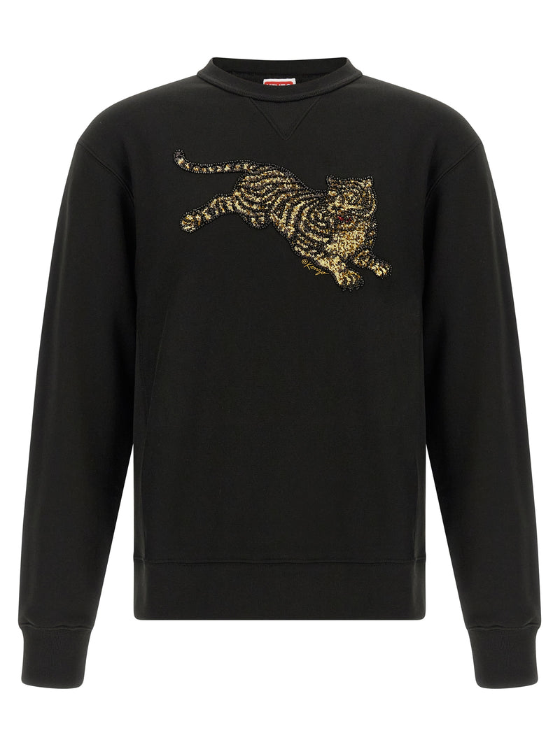 Sweat-shirt Kenzo en coton noir
