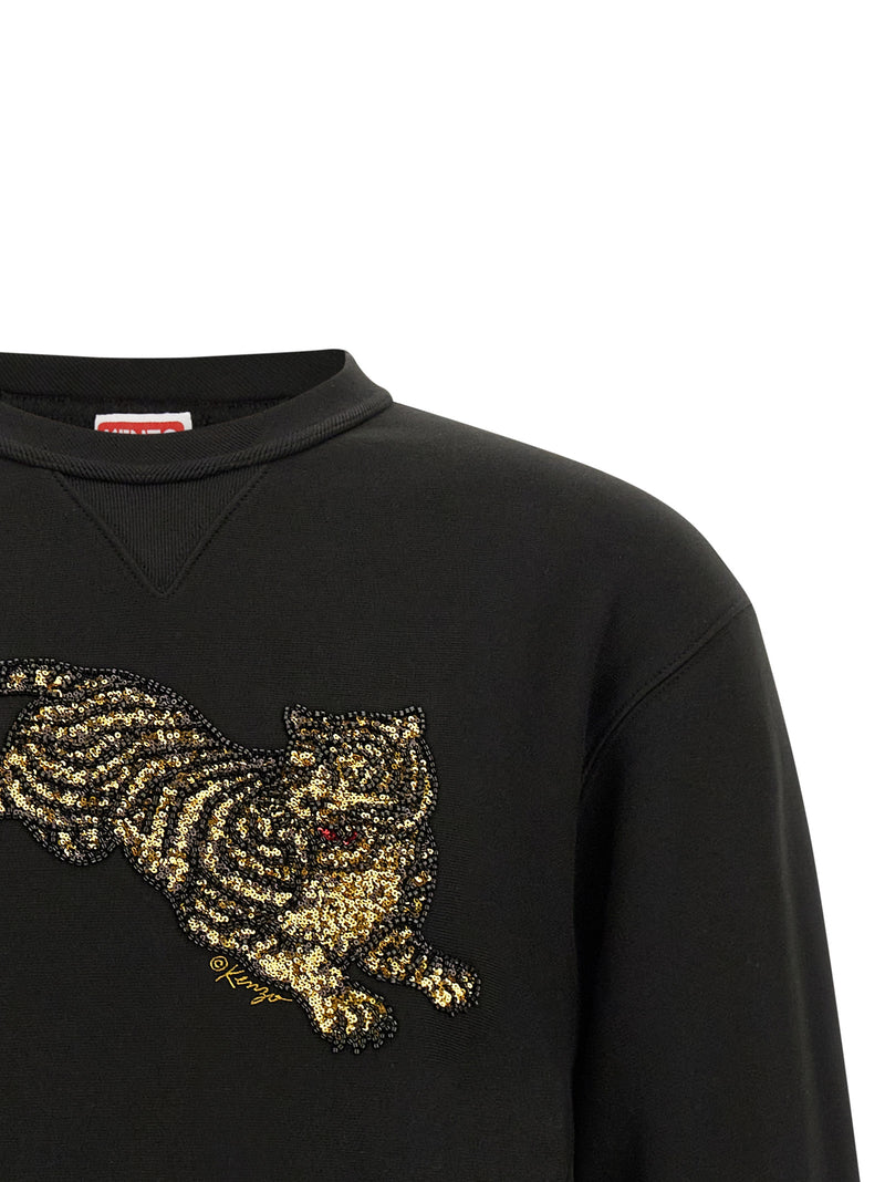 Sweat-shirt Kenzo en coton noir