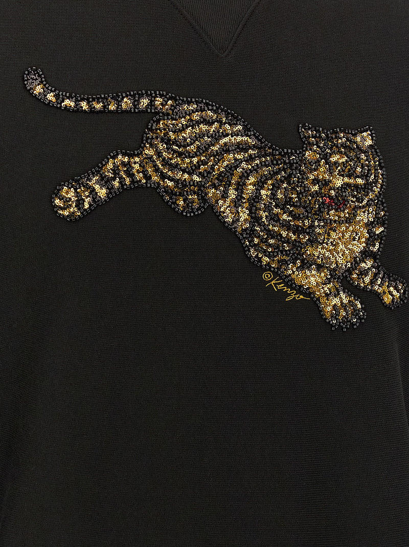 Sweat-shirt Kenzo en coton noir