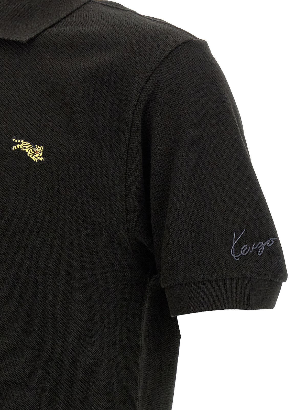 Polo Kenzo en coton noir