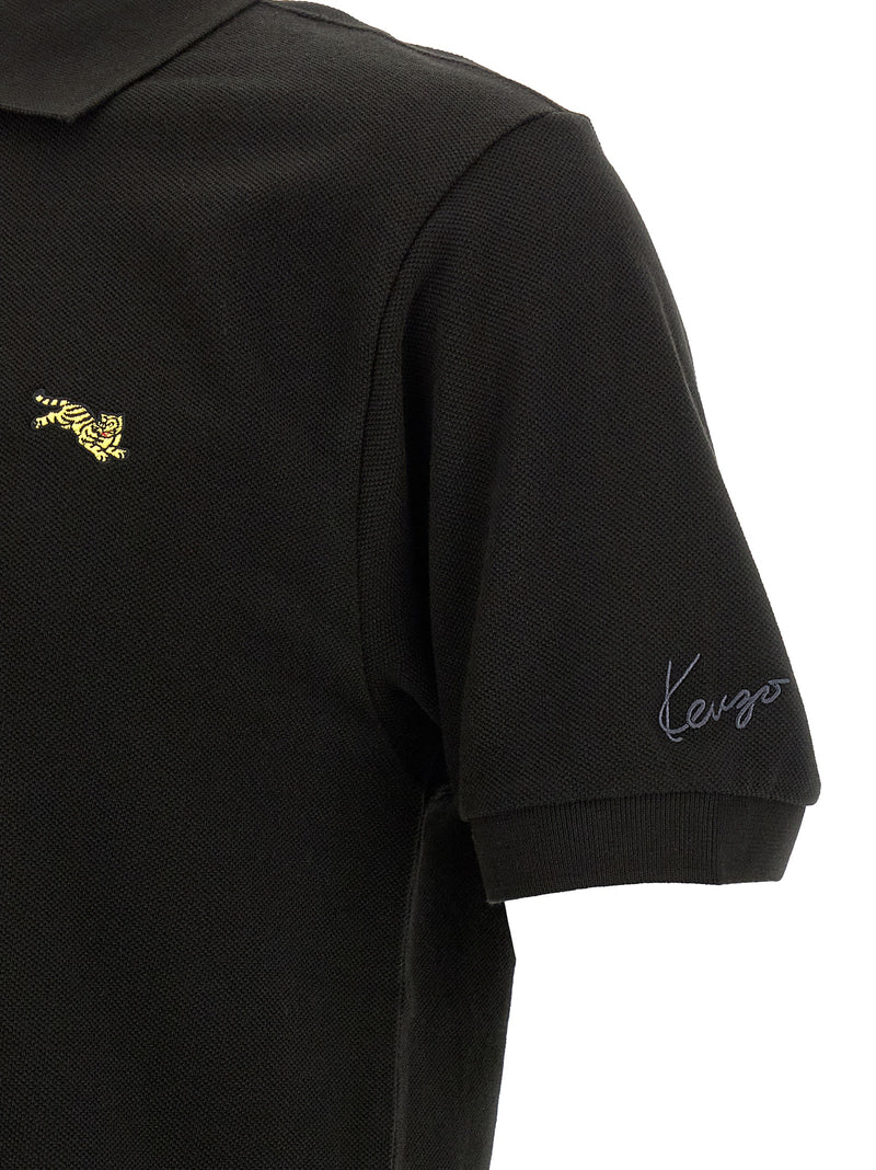 Polo Kenzo en coton noir