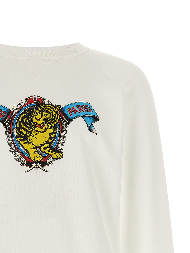 Sweat-shirt Kenzo en viscose blanche