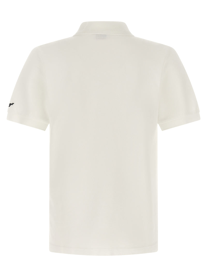 Polo en coton blanc Kenzo