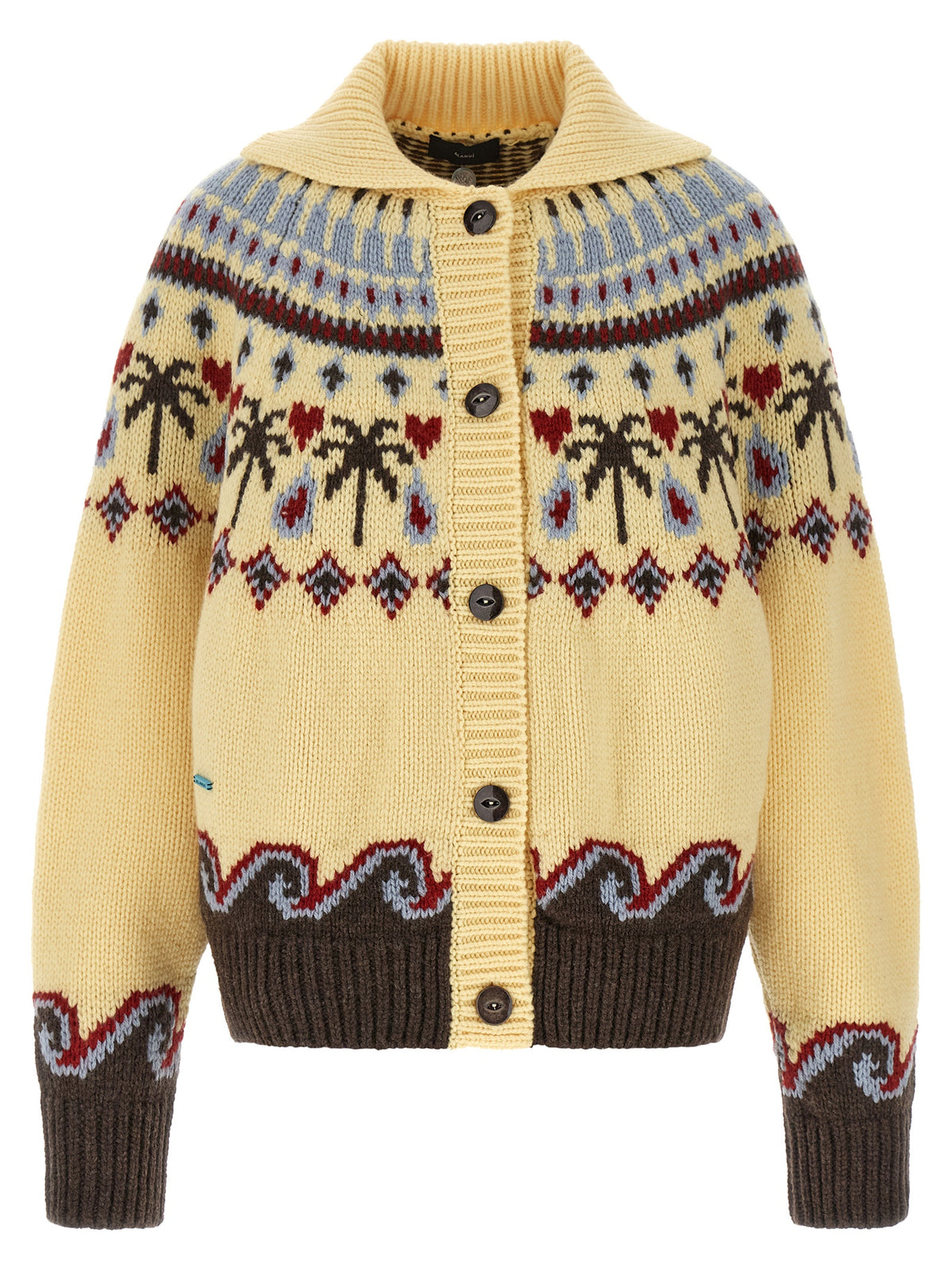 Cardigan Alanui multicolore en laine vierge