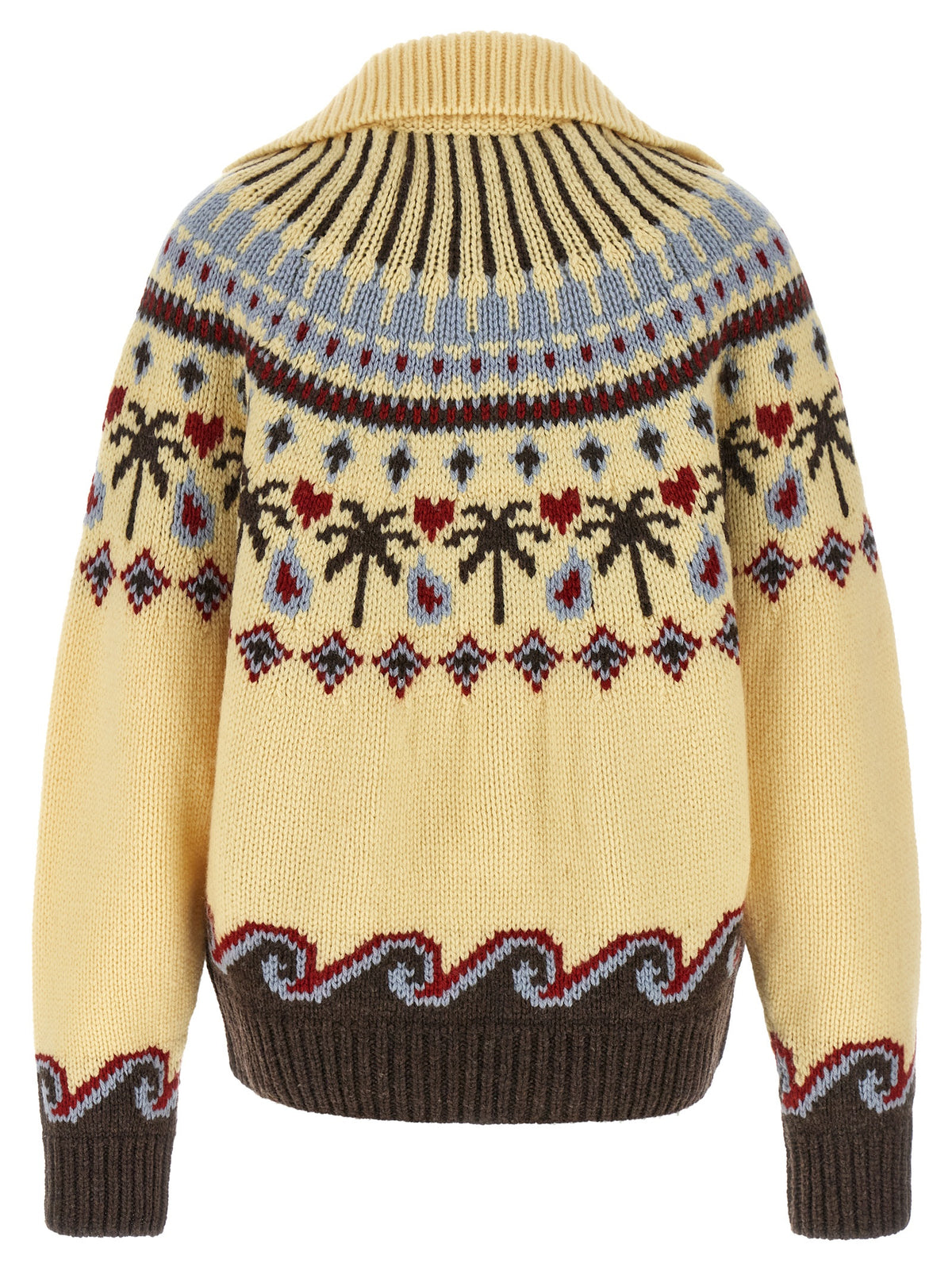 Cardigan Alanui multicolore en laine vierge