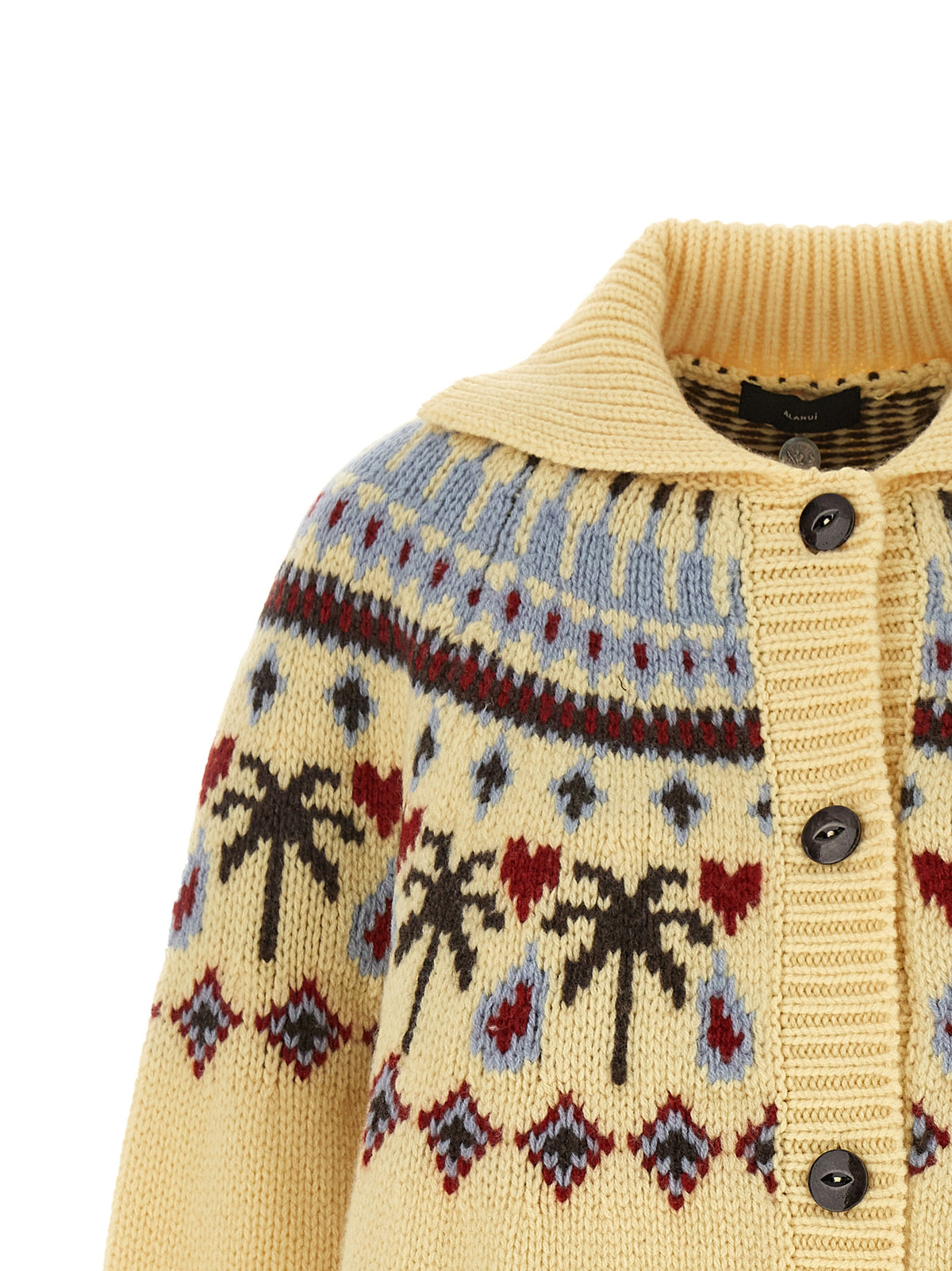 Cardigan Alanui multicolore en laine vierge