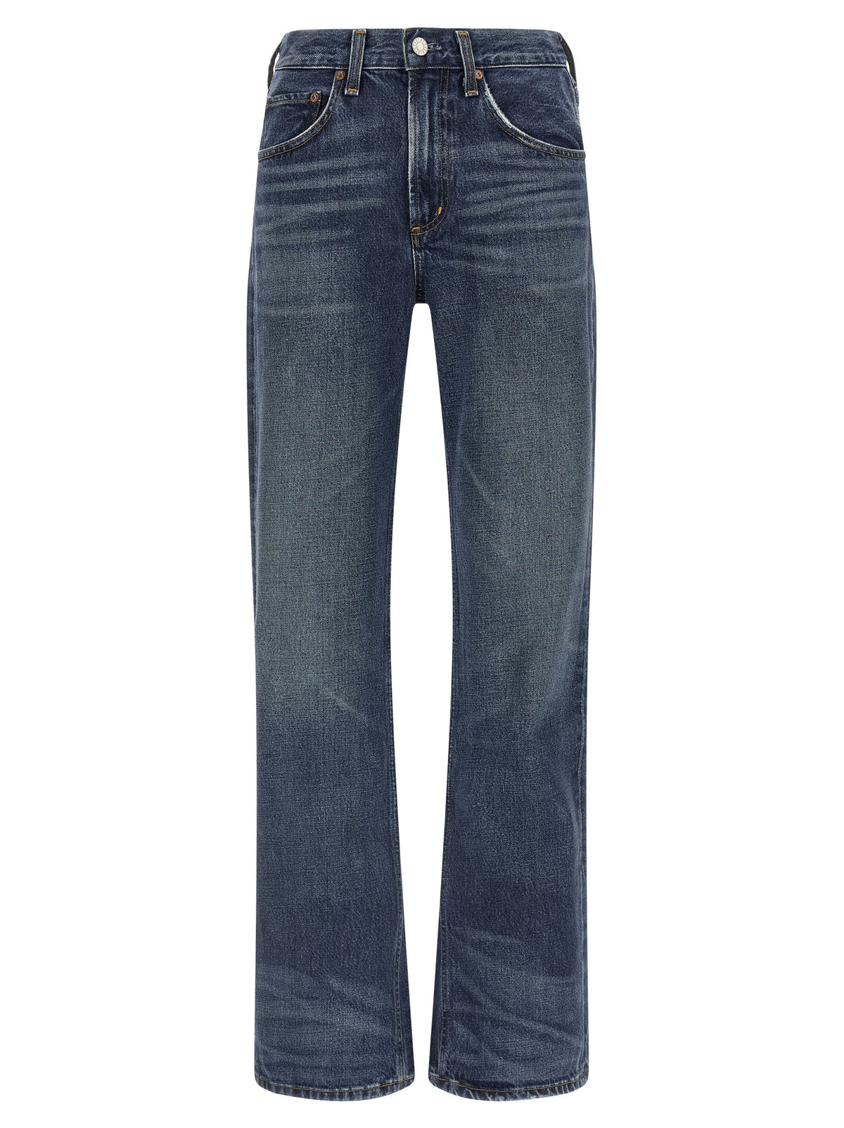 Jean bootcut Agolde en coton bleu