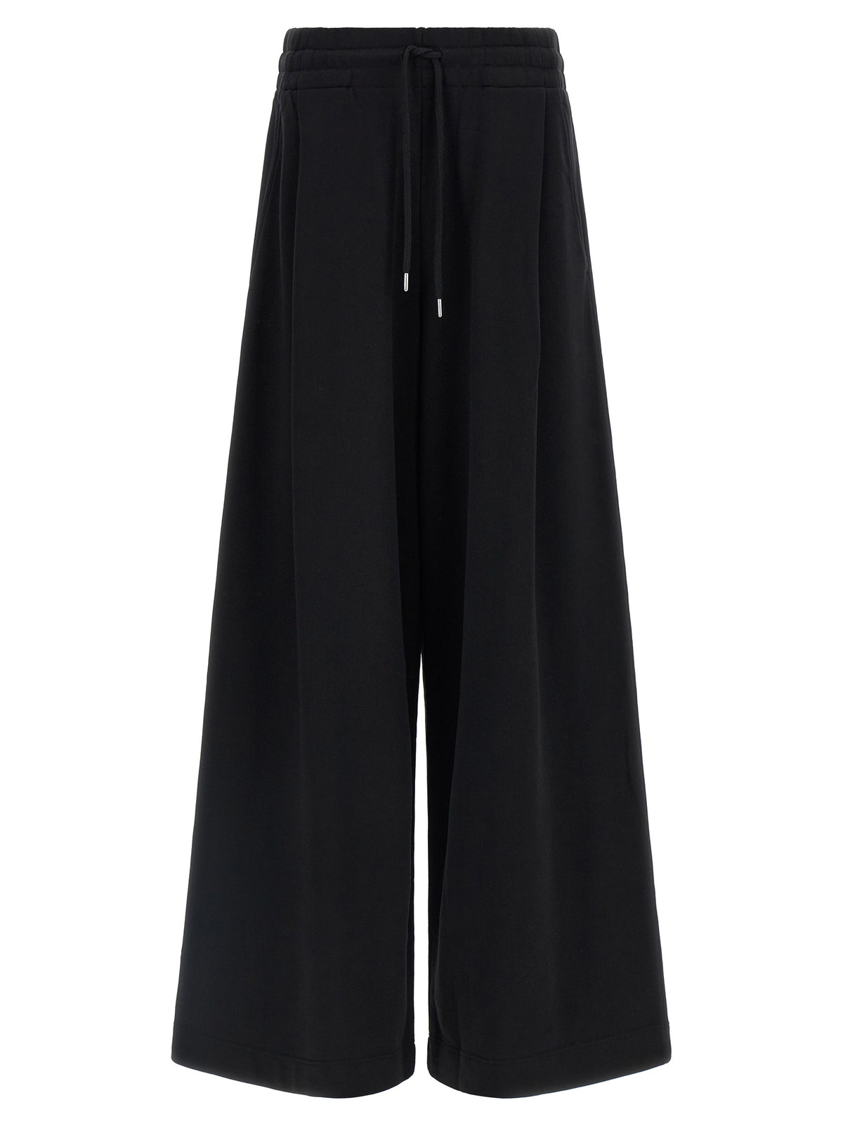 Dries Van Noten Pantalon de sport noir en coton