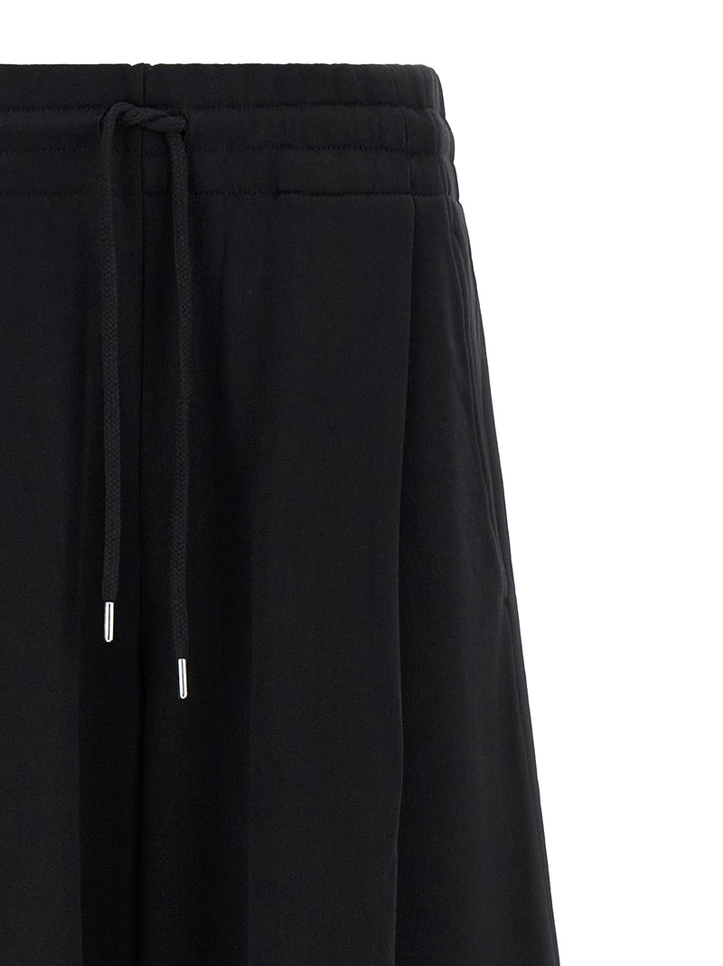 Dries Van Noten Pantalon de sport noir en coton