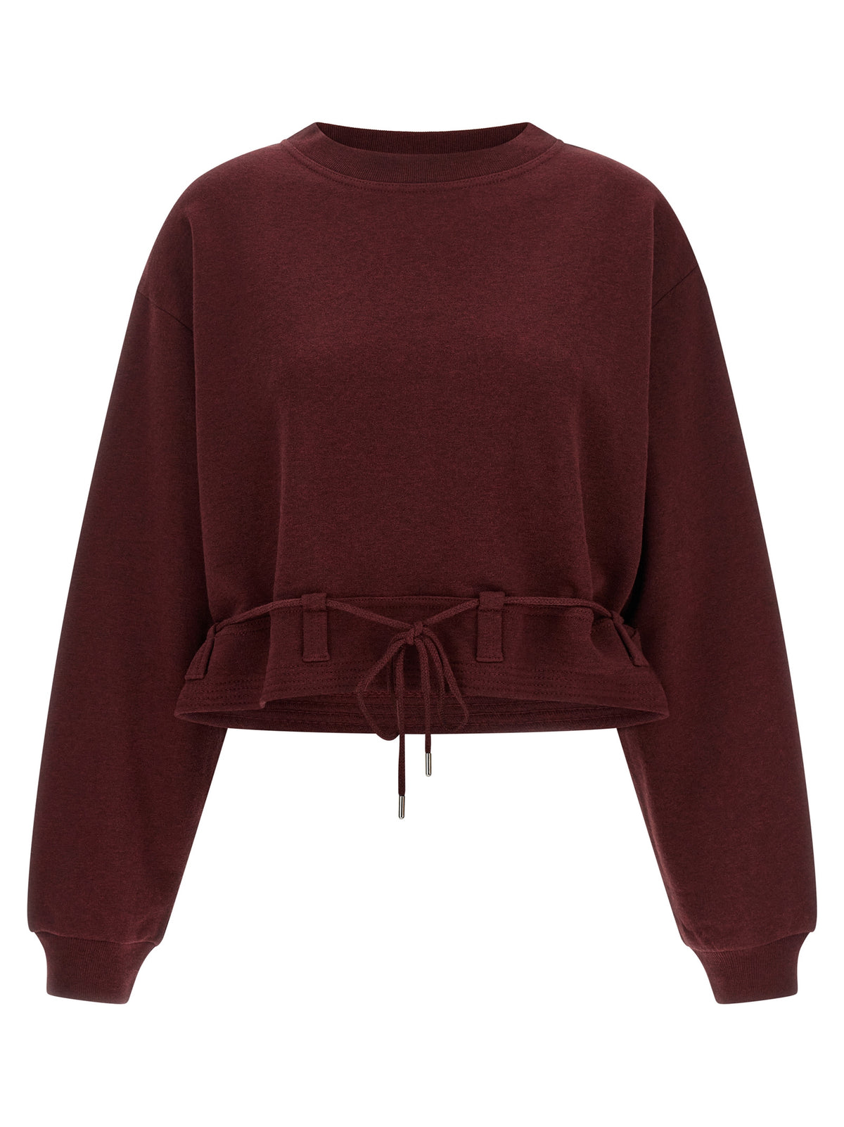Sweat-shirt Dries Van Noten en coton bordeaux
