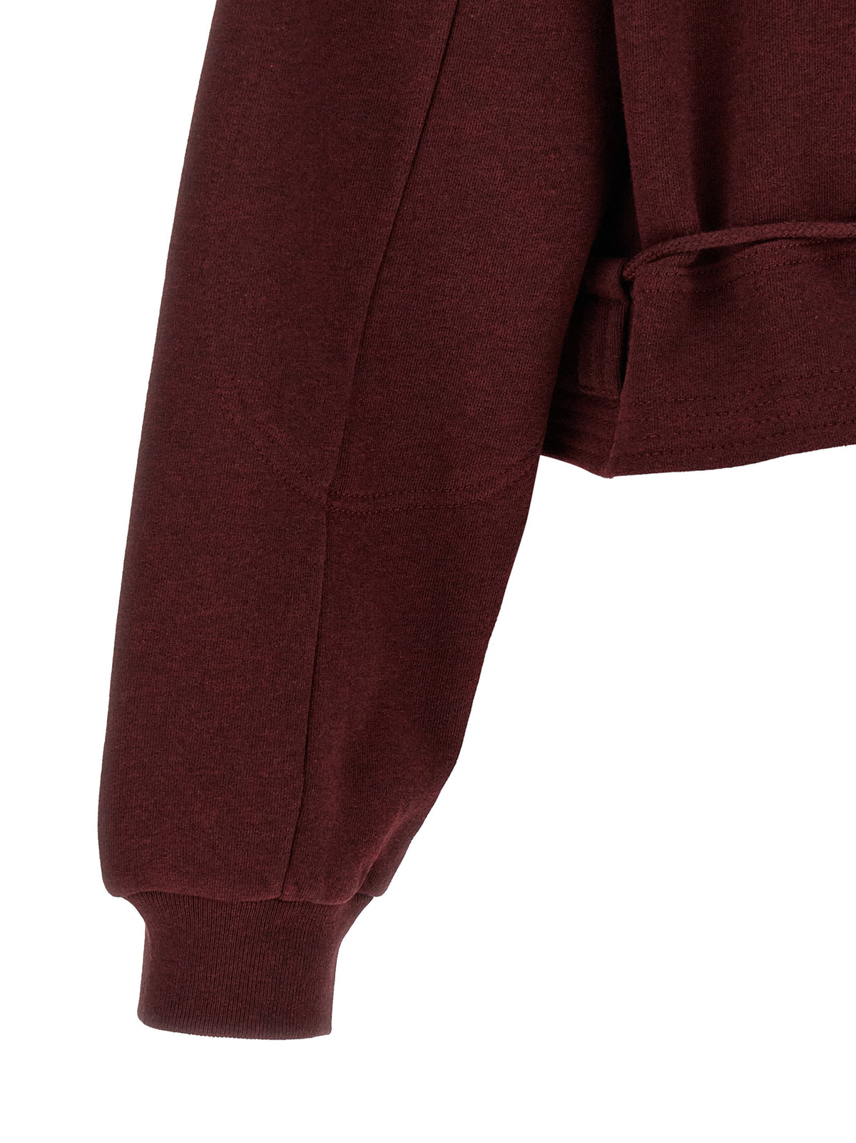 Sweat-shirt Dries Van Noten en coton bordeaux