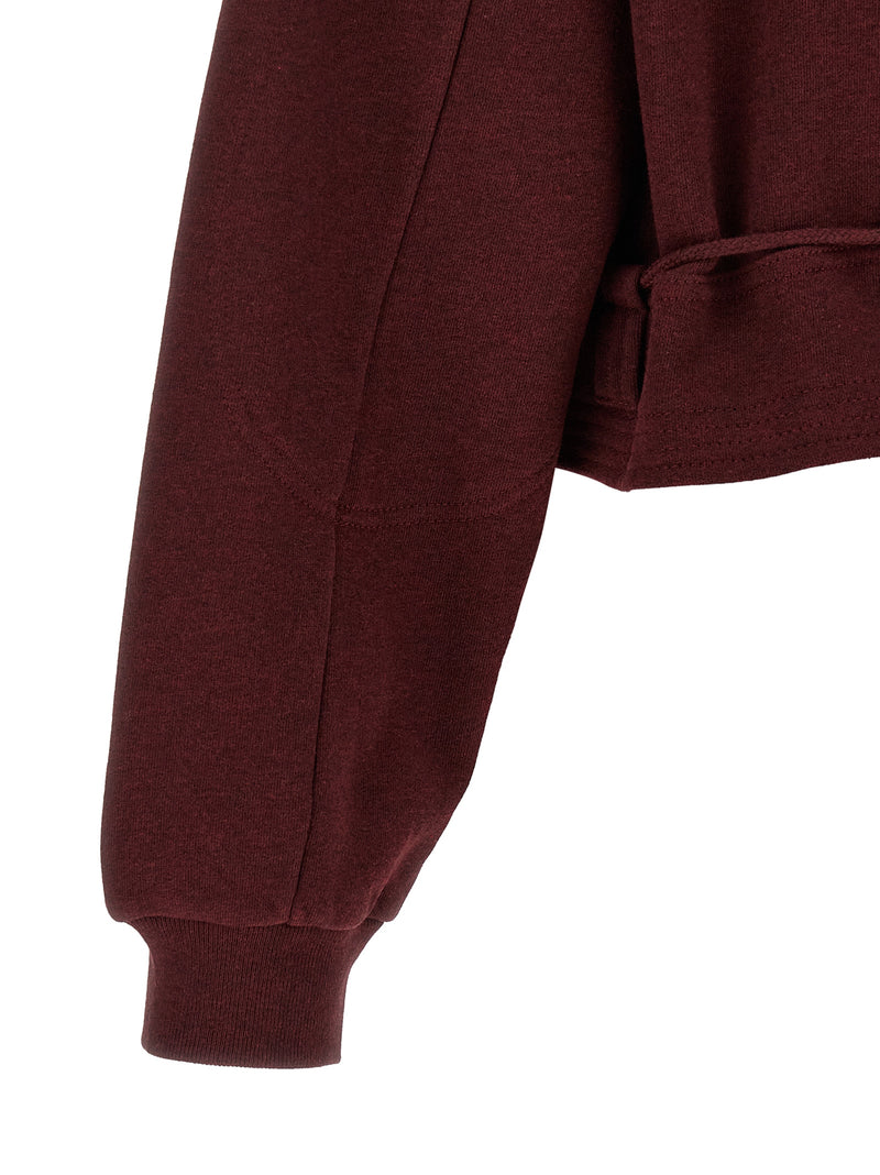 Sweat-shirt Dries Van Noten en coton bordeaux