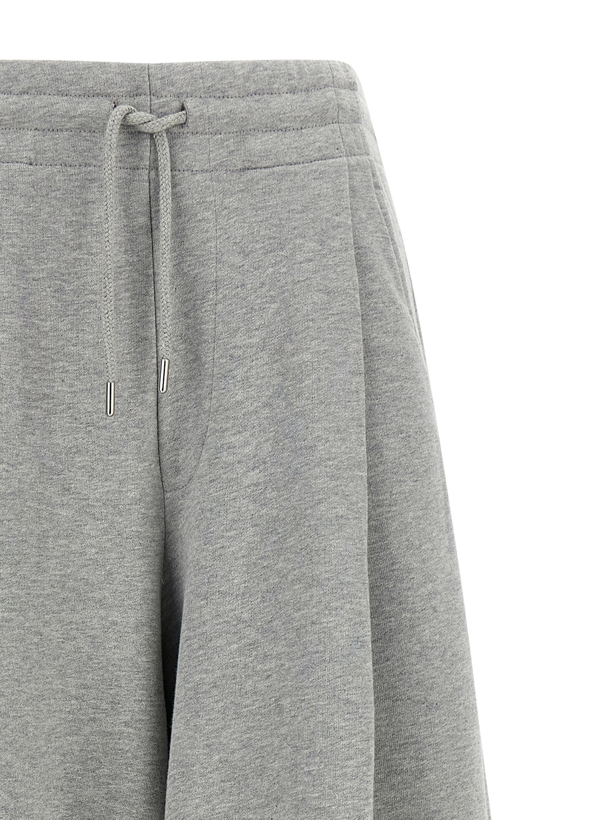 Pantalon décontracté gris en coton Dries Van Noten