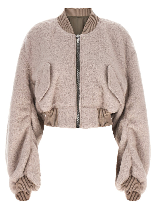 Blouson bomber Rick Owens en marabout multicolore