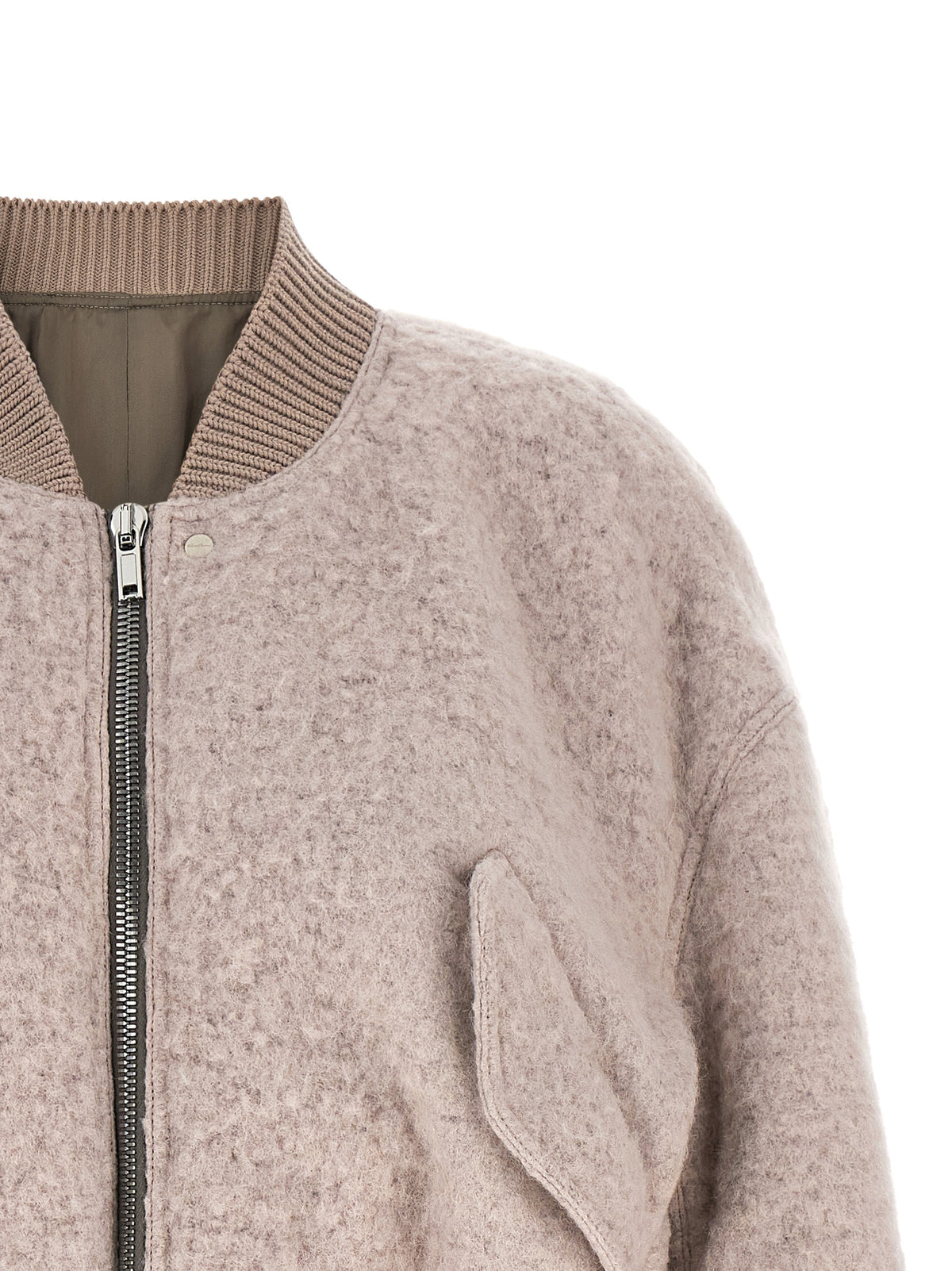 Blouson bomber Rick Owens en marabout multicolore