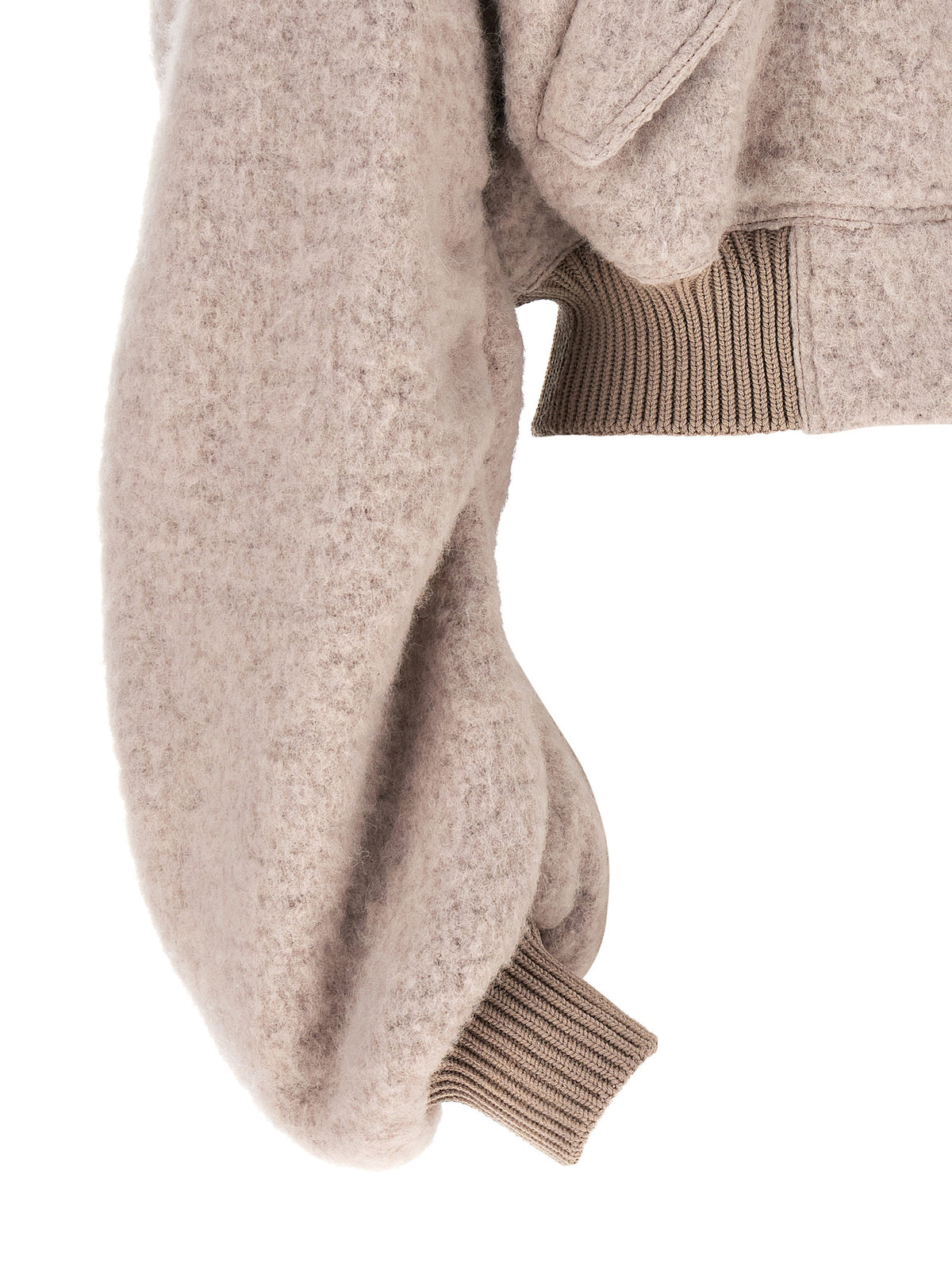 Blouson bomber Rick Owens en marabout multicolore