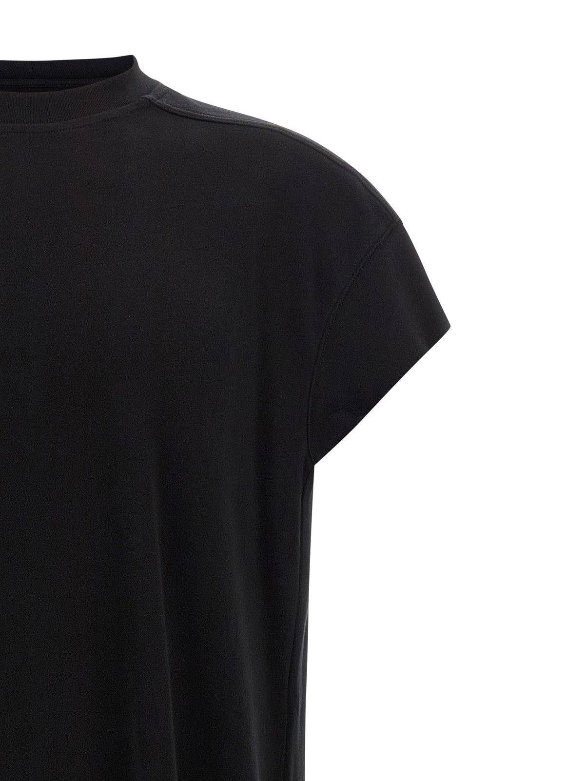 T-shirt en coton noir Rick Owens