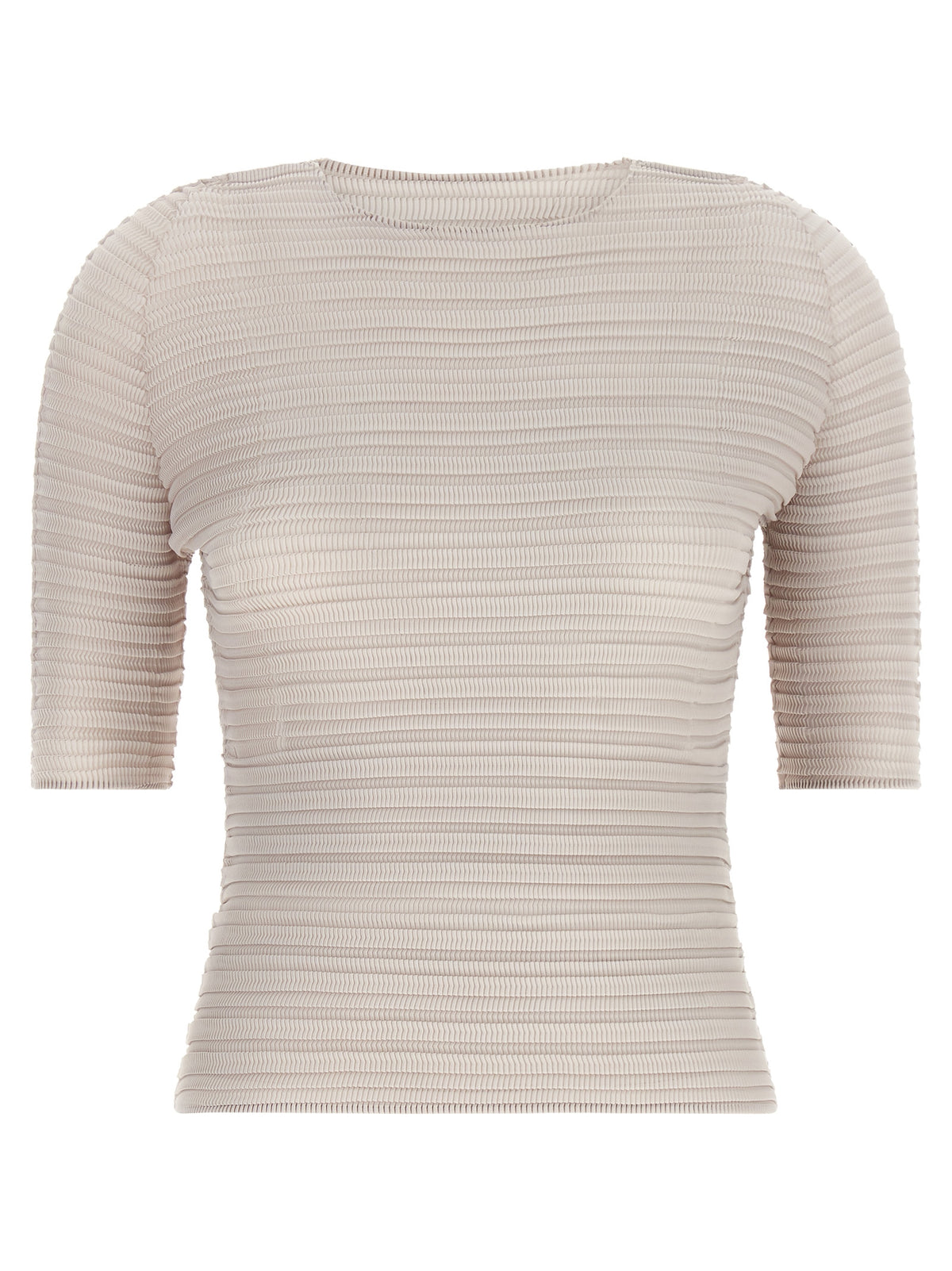 Chemisier Issey Miyake en polyester beige