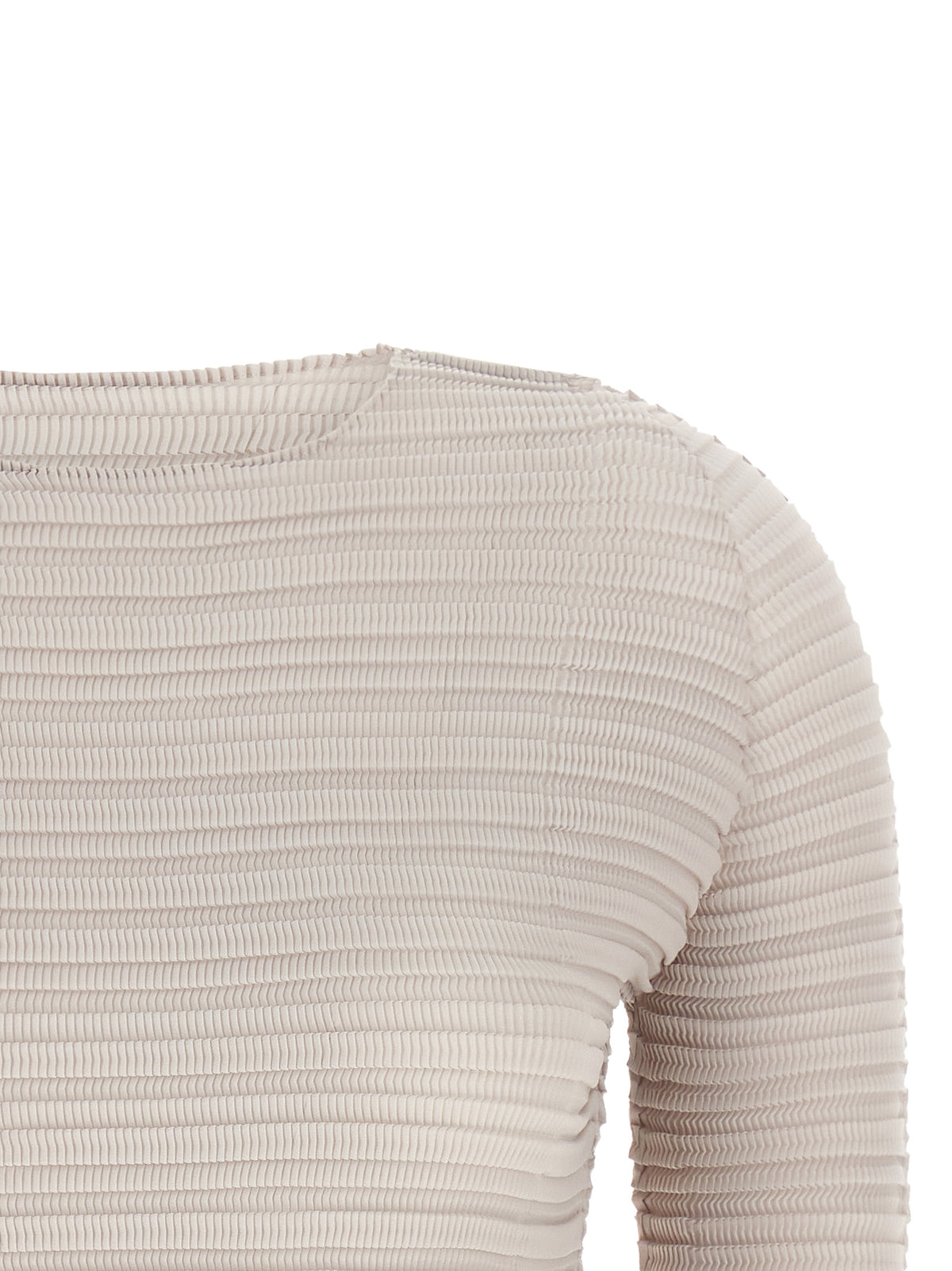 Chemisier Issey Miyake en polyester beige