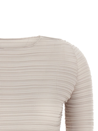Issey Miyake Beige Polyester Blouse