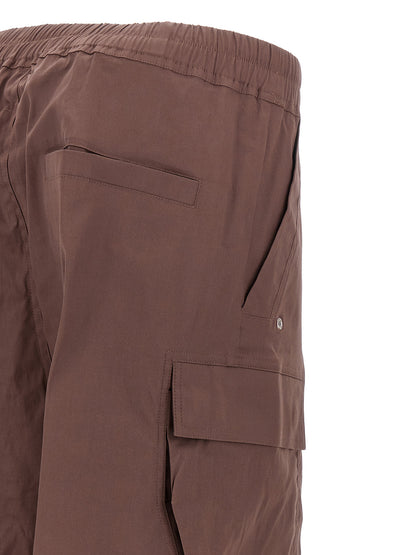 Rick Owens Brown Cotton Flared Pants