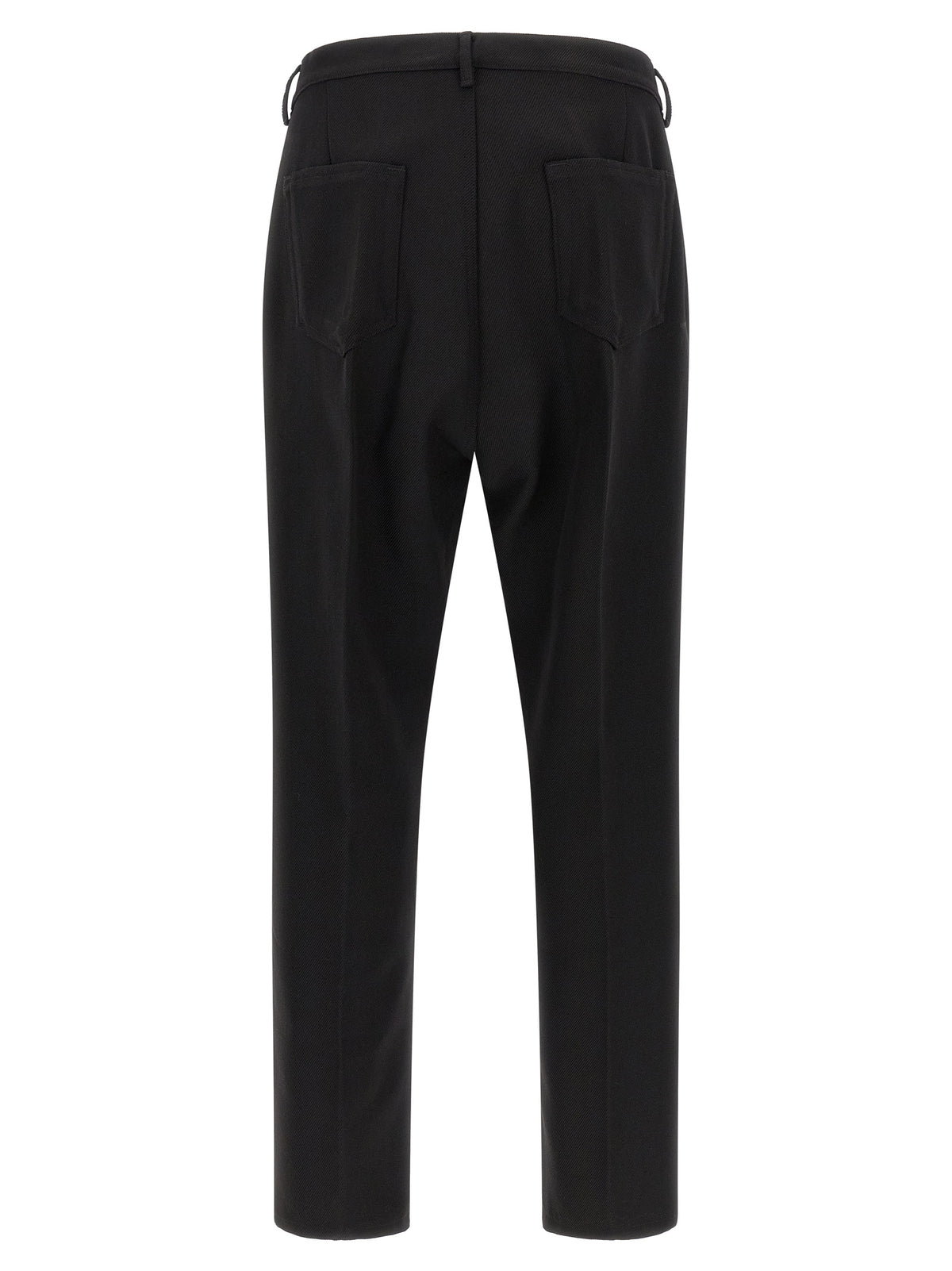Pantalon décontracté en coton noir Rick Owens
