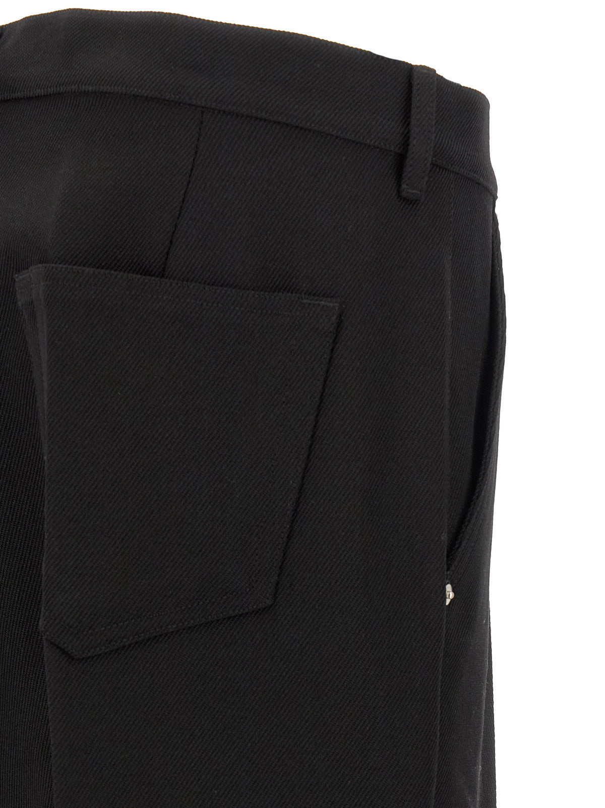 Pantalon décontracté en coton noir Rick Owens