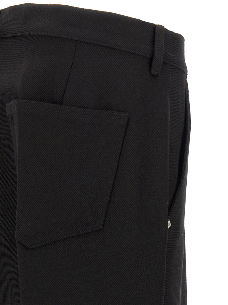 Pantalon décontracté en coton noir Rick Owens