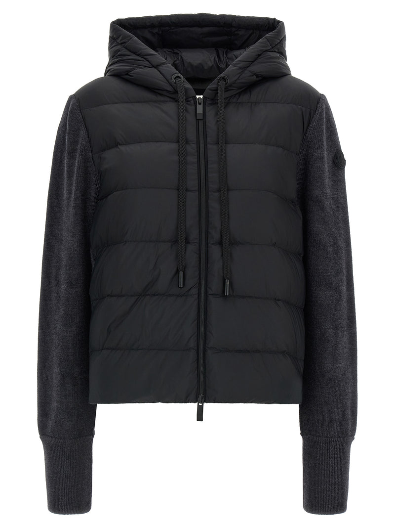 Cardigan Moncler en polyamide gris