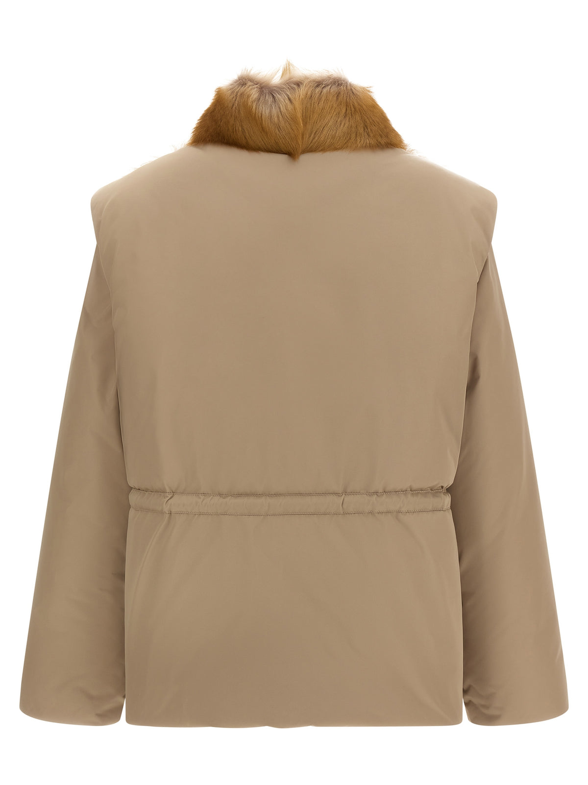 Moncler Doudoune sans manches en polyester beige